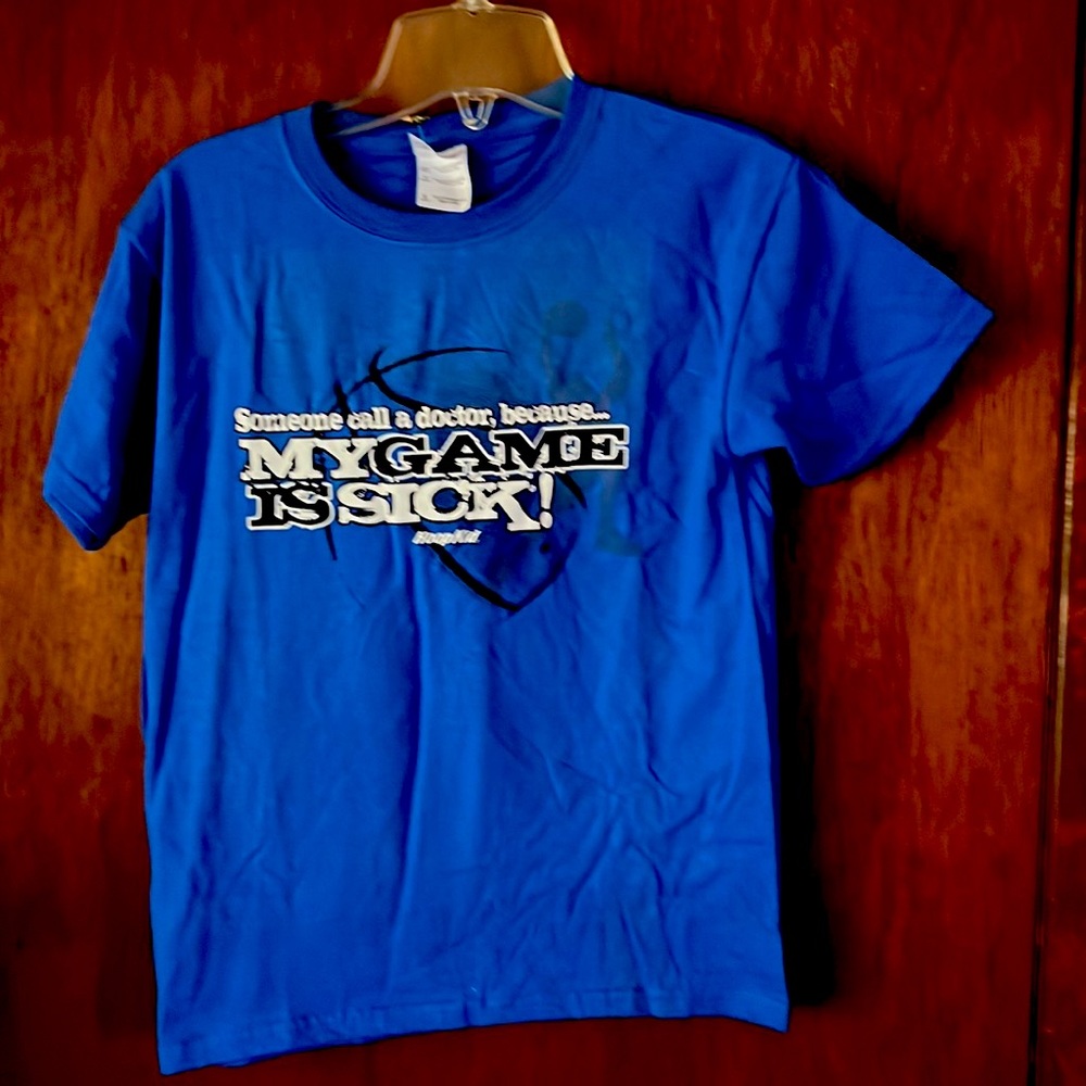 Hoop Kid S/S Youth Basketball Theme Tee
